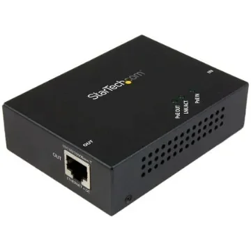 StarTech.com RJ45 Media Converter, 10/100/1000Mbit/s, Full Duplex - POEEXT1GAT product image