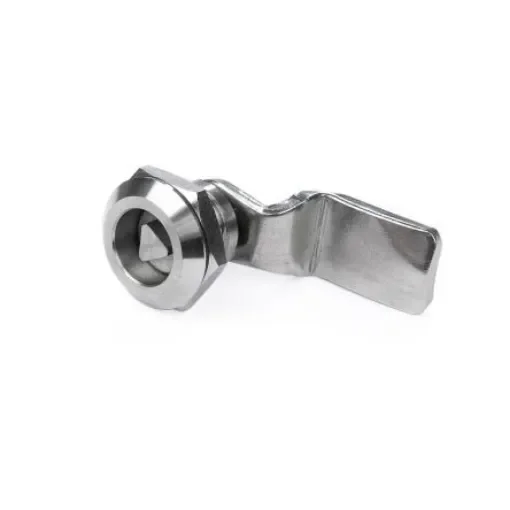 RS PRO Silver Stainless Steel Triangular Key, 32mm Panel-to-Tongue, Triangle Head Unlock - 1929653 product image