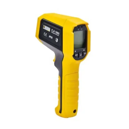 Chauvin Arnoux CA 1860 Infrared Thermometer, -35 °C, -31°F Min, +450 °C, +842°F Max, ±1.8 %, ±1.8 °C Accuracy, °C and - P01651815 product image