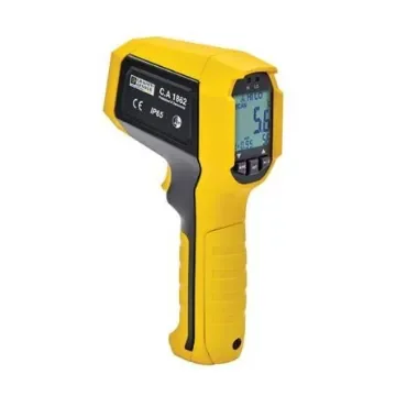 Chauvin Arnoux CA 1862 Infrared Thermometer, -35 °C, -31°F Min, +650 °C, +1202°F Max, ±1.8 °C, ±1.8 % Accuracy, °C and - P01651816 product image