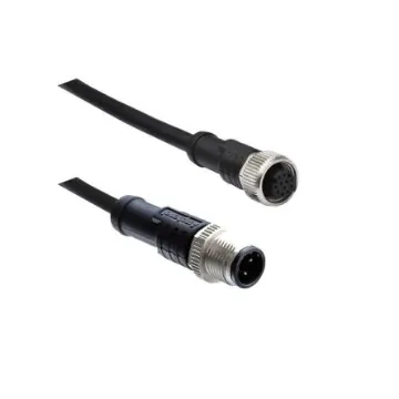 Amphenol Industrial Industrial Circular Connectors, 12 Contacts, Threaded Mount, M12 ConnectorPlug and Socket, Male and - M12A12ML-12AFL-SBA05 product image