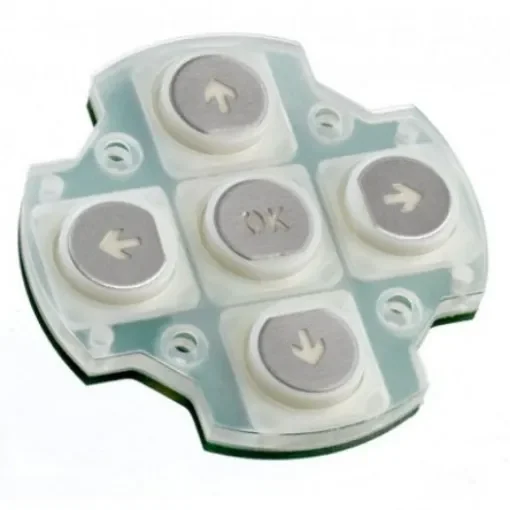 APEM IP65 5 Key ABS Illuminated Keypad - PRN0500L0B12S product image