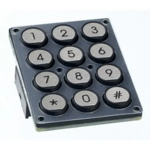 APEM IP65 12 Key ABS Keypad - PR01210XXXXS product image