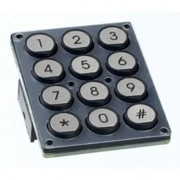 APEM IP65 12 Key ABS Illuminated Keypad - PR0121L0B12S product image