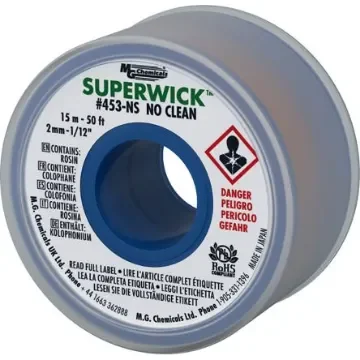 Super Wick SUPERWICK 453-NS 15m No Clean Desoldering Braid, Width 2mm product image