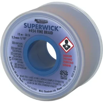 Super Wick SUPERWICK 454 15m Desoldering Braid, Width 2.5mm product image