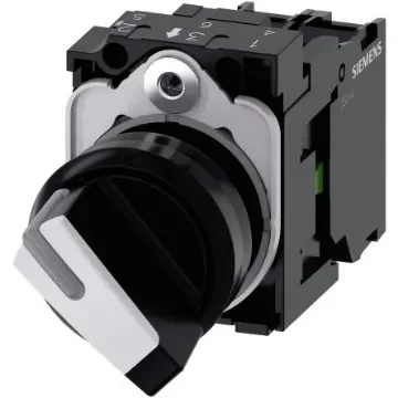 Siemens Selector Switch -, Illuminated 2 Positions - 3SU1103-2BF60-1BA0 product image