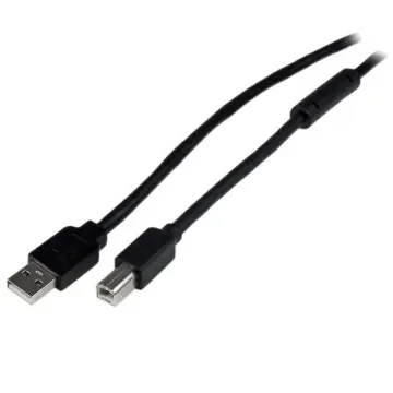 StarTech.com USB 2.0, Male USB A to Male USB B, 480Mbps, 20m - USB2HAB65AC product image