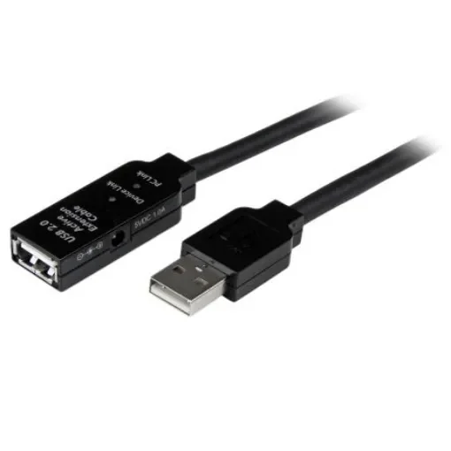 StarTech.com USB 2.0, Male USB A to Female USB A, 480Mbps, 25m - USB2AAEXT25M product image