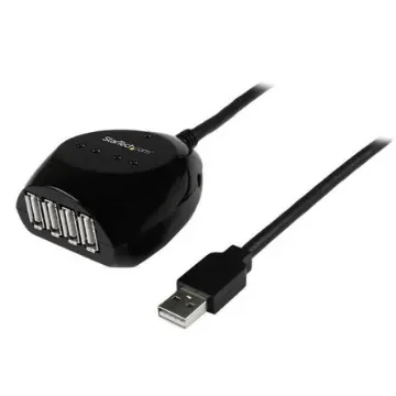 StarTech.com USB 2.0, Male USB A to Female USB A x 4, 480Mbps, 15m - USB2EXT4P15M product image