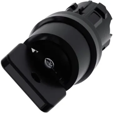 Siemens SIRIUS ACT 3SU10 2-position Key Switch Head, Momentary, 22mm Cutout - 3SU1000-4HC01-0AA0 product image