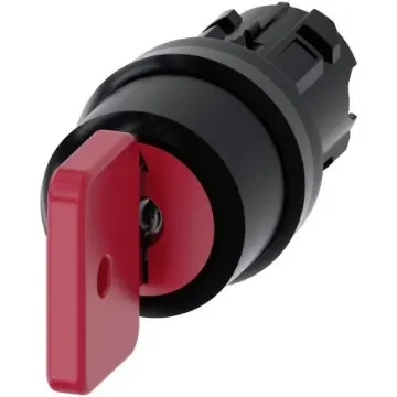 Siemens SIRIUS ACT 3SU10 3-position Key Switch Head, Latching, 22mm Cutout - 3SU1000-4FL01-0AA0 product image