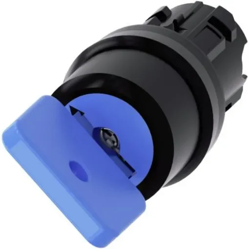 Siemens SIRIUS ACT 3SU10 2-position Key Switch Head, Latching, 22mm Cutout - 3SU1000-4GF01-0AA0 product image