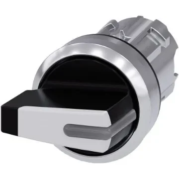 Siemens SIRIUS ACT 3SU10 Series 3 Position Selector Switch Head, 22mm Cutout - 3SU1052-2FL60-0AA0 product image