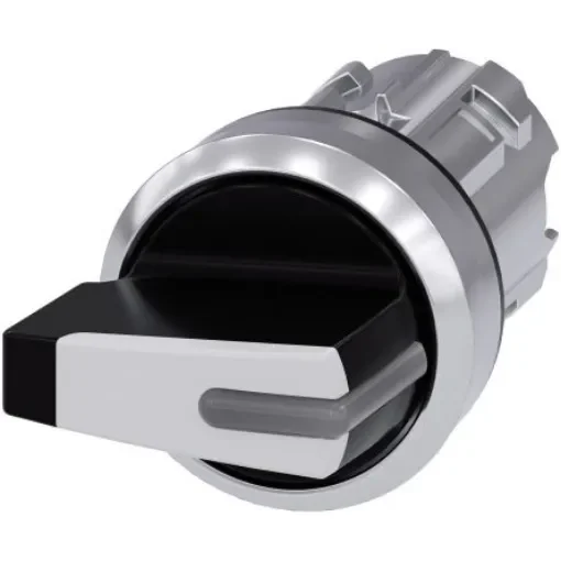 Siemens SIRIUS ACT 3SU10 Series 3 Position Selector Switch Head, 22mm Cutout - 3SU1052-2FM60-0AA0 product image