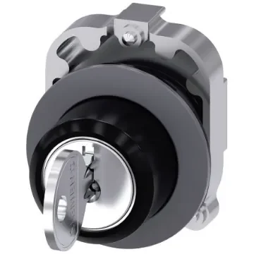 Siemens SIRIUS ACT 3SU10 3-position Key Switch Head, Momentary, 30mm Cutout - 3SU1060-4LM01-0AA0 product image