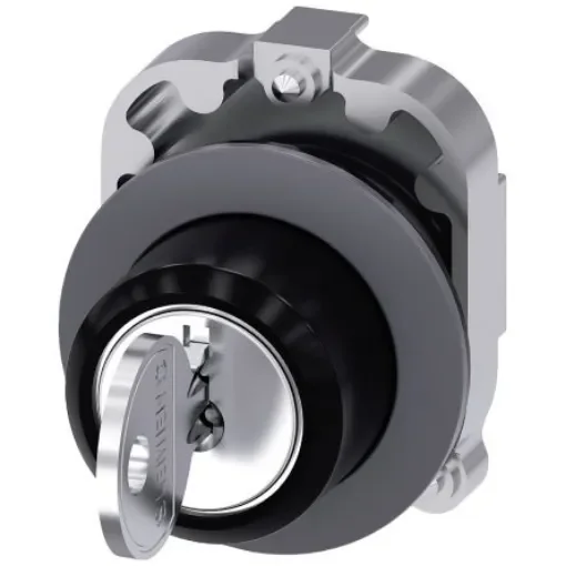 Siemens SIRIUS ACT 3SU10 3-position Key Switch Head, Momentary, 30mm Cutout - 3SU1060-4LM01-0AA0 product image