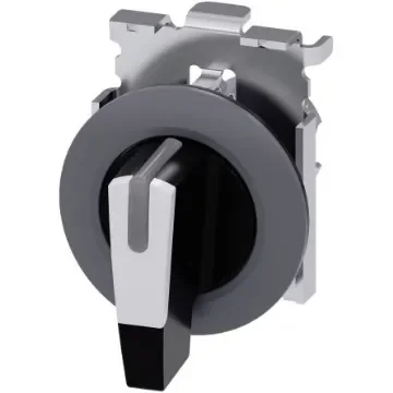 Siemens SIRIUS ACT 3SU10 Series 3 Position Selector Switch Head, 30mm Cutout - 3SU1062-2EM60-0AA0 product image