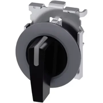 Siemens SIRIUS ACT 3SU10 Series 3 Position Selector Switch Head, 30mm Cutout - 3SU1062-2EM10-0AA0 product image