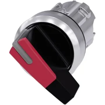 Siemens SIRIUS ACT 3SU10 Series 2 Position Selector Switch Head, 22mm Cutout - 3SU1052-2CF20-0AA0 product image