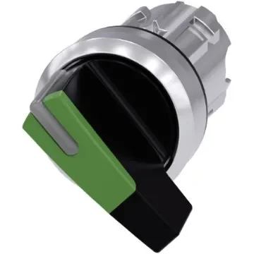 Siemens SIRIUS ACT 3SU10 Series 2 Position Selector Switch Head, 22mm Cutout - 3SU1052-2CC40-0AA0 product image