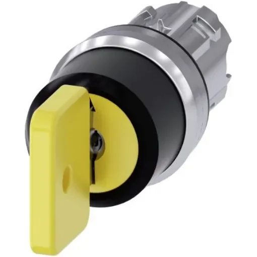 Siemens SIRIUS ACT 3SU10 3-position Key Switch Head, Momentary, 22mm Cutout - 3SU1050-4JP31-0AA0 product image