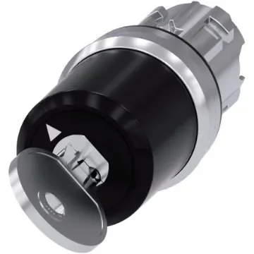 Siemens SIRIUS ACT 3SU10 2-position Key Switch Head, Latching, 22mm Cutout - 3SU1050-5SF11-0AA0 product image