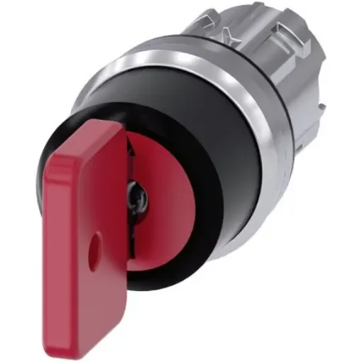 Siemens SIRIUS ACT 3SU10 3-position Key Switch Head, Latching, 22mm Cutout - 3SU1050-4FL11-0AA0 product image