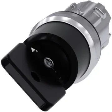 Siemens SIRIUS ACT 3SU10 2-position Key Switch Head, Latching, 22mm Cutout - 3SU1050-4HF01-0AA0 product image
