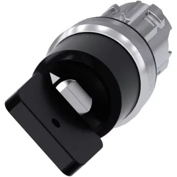 Siemens SIRIUS ACT 3SU10 2-position Key Switch Head, Momentary, 22mm Cutout - 3SU1050-5KC01-0AA0 product image