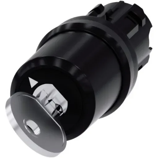 Siemens SIRIUS ACT 3SU10 2-position Key Switch Head, Latching, 22mm Cutout - 3SU1000-5BF21-0AA0 product image