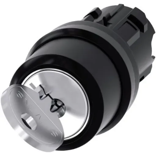 Siemens SIRIUS ACT 3SU10 2-position Key Switch Head, Latching, 22mm Cutout - 3SU1000-4CF01-0AA0 product image