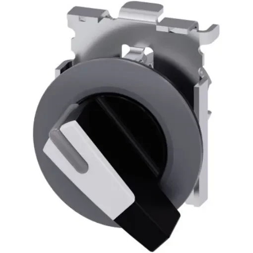 Siemens SIRIUS ACT 3SU10 Series 2 Position Selector Switch Head, 30mm Cutout - 3SU1062-2EC60-0AA0 product image
