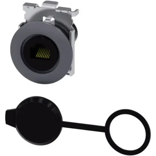 Siemens Female RJ45 Connector, Cat6 - 3SU1960-0GB80-0AA0 product image