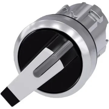 Siemens SIRIUS ACT 3SU10 Series 2 Position Selector Switch Head, 22mm Cutout - 3SU1052-2FF60-0AA0 product image