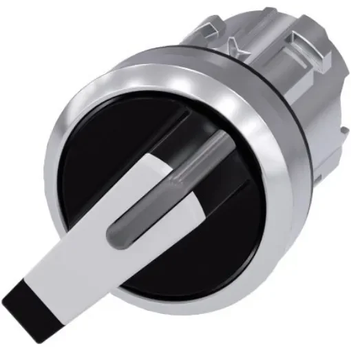 Siemens SIRIUS ACT 3SU10 Series 2 Position Selector Switch Head, 22mm Cutout - 3SU1052-2FF60-0AA0 product image