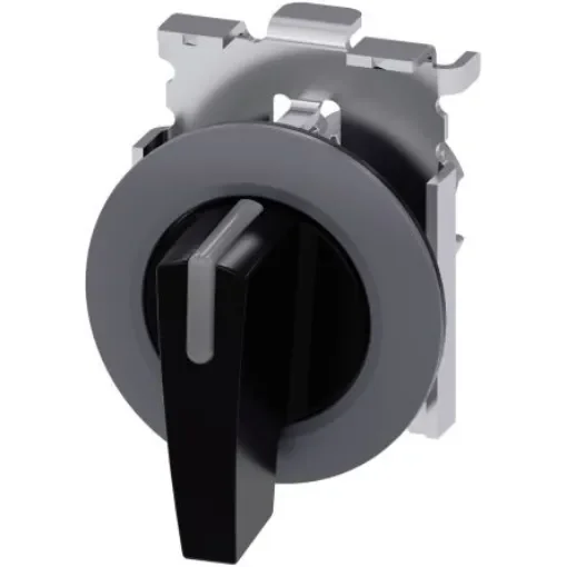 Siemens SIRIUS ACT 3SU10 Series 3 Position Selector Switch Head, 30mm Cutout - 3SU1062-2EL10-0AA0 product image