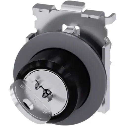 Siemens SIRIUS ACT 3SU10 2-position Key Switch Head, Latching, 30mm Cutout - 3SU1060-4LF21-0AA0 product image