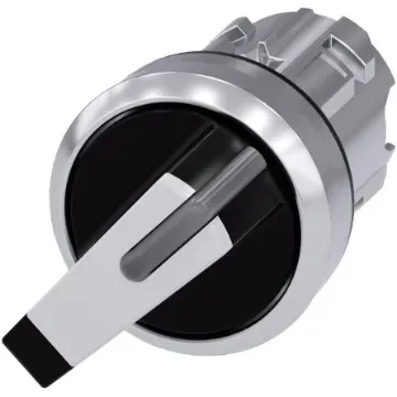 Siemens SIRIUS ACT 3SU10 Series 2 Position Selector Switch Head, 22mm Cutout - 3SU1052-2FC60-0AA0 product image