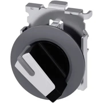 Siemens SIRIUS ACT 3SU10 Series 2 Position Selector Switch Head, 30mm Cutout - 3SU1062-2DC60-0AA0 product image