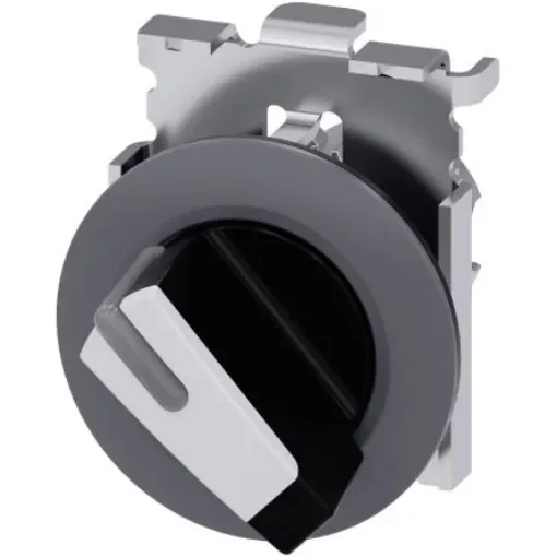 Siemens SIRIUS ACT 3SU10 Series 2 Position Selector Switch Head, 30mm Cutout - 3SU1062-2DC60-0AA0 product image