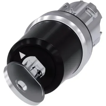 Siemens SIRIUS ACT 3SU10 2-position Key Switch Head, Latching, 22mm Cutout - 3SU1050-5HF11-0AA0 product image