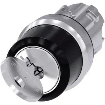 Siemens SIRIUS ACT 3SU10 2-position Key Switch Head, Latching, 22mm Cutout - 3SU1050-4DF11-0AA0 product image