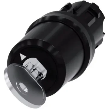 Siemens SIRIUS ACT 3SU10 2-position Key Switch Head, Latching, 22mm Cutout - 3SU1000-5SF01-0AA0 product image