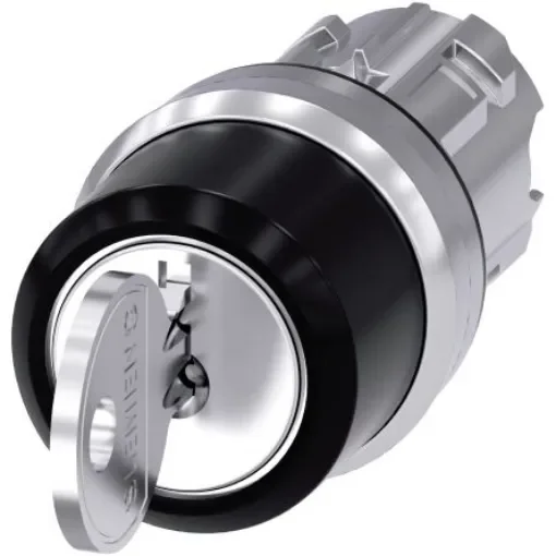 Siemens SIRIUS ACT 3SU10 3-position Key Switch Head, Momentary, 22mm Cutout - 3SU1050-4BP61-0AA0 product image