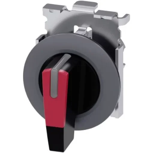 Siemens SIRIUS ACT 3SU10 Series 3 Position Selector Switch Head, 30mm Cutout - 3SU1062-2EL20-0AA0 product image