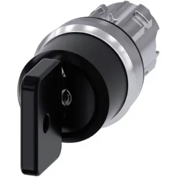 Siemens SIRIUS ACT 3SU10 3-position Key Switch Head, Momentary, 22mm Cutout - 3SU1050-4HP31-0AA0 product image