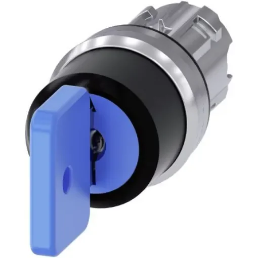 Siemens SIRIUS ACT 3SU10 3-position Key Switch Head, Latching, 22mm Cutout - 3SU1050-4GL01-0AA0 product image