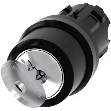 Siemens SIRIUS ACT 3SU10 2-position Key Switch Head, Latching, 22mm Cutout - 3SU1000-4DF11-0AA0 product image