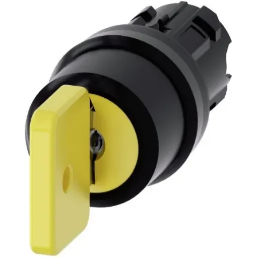Siemens SIRIUS ACT 3SU10 3-position Key Switch Head, Latching, 22mm Cutout - 3SU1000-4JL11-0AA0 product image